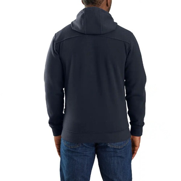 Carhartt FR Rain Defender Relaxed Fit Fleece Jacket in Navy